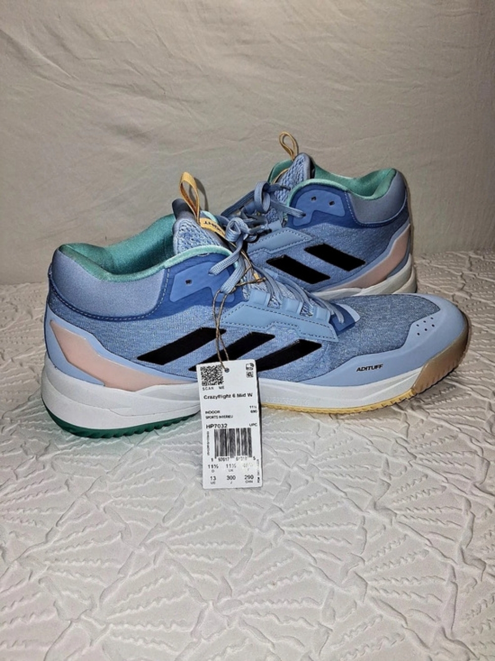 adidas Lightstrike Athletic Shoes Blue & Pink US 13 NWT